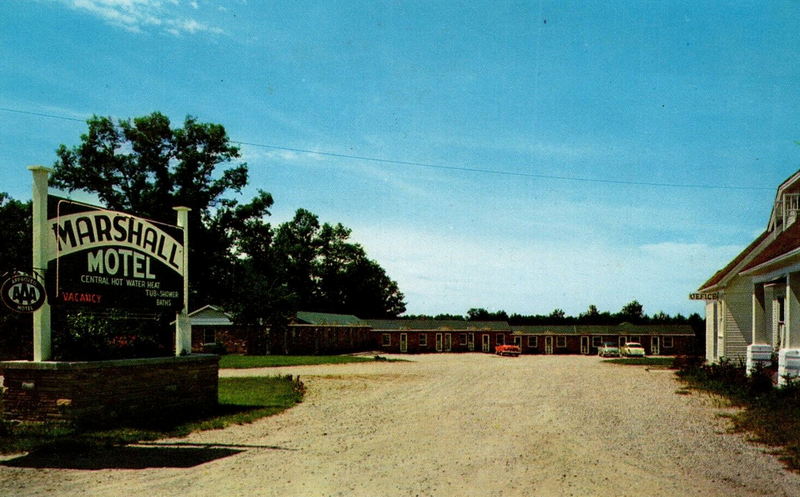 Hospitality House Motel (Marshall Motel) - Old Photos And Post Cards (newer photo)